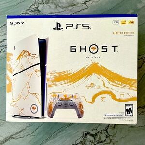 PS 5 PLAY STATION BUNDLE GHOST OF YŌTEI LIMITED EDITION GOLD NEW &  SEALED BOX